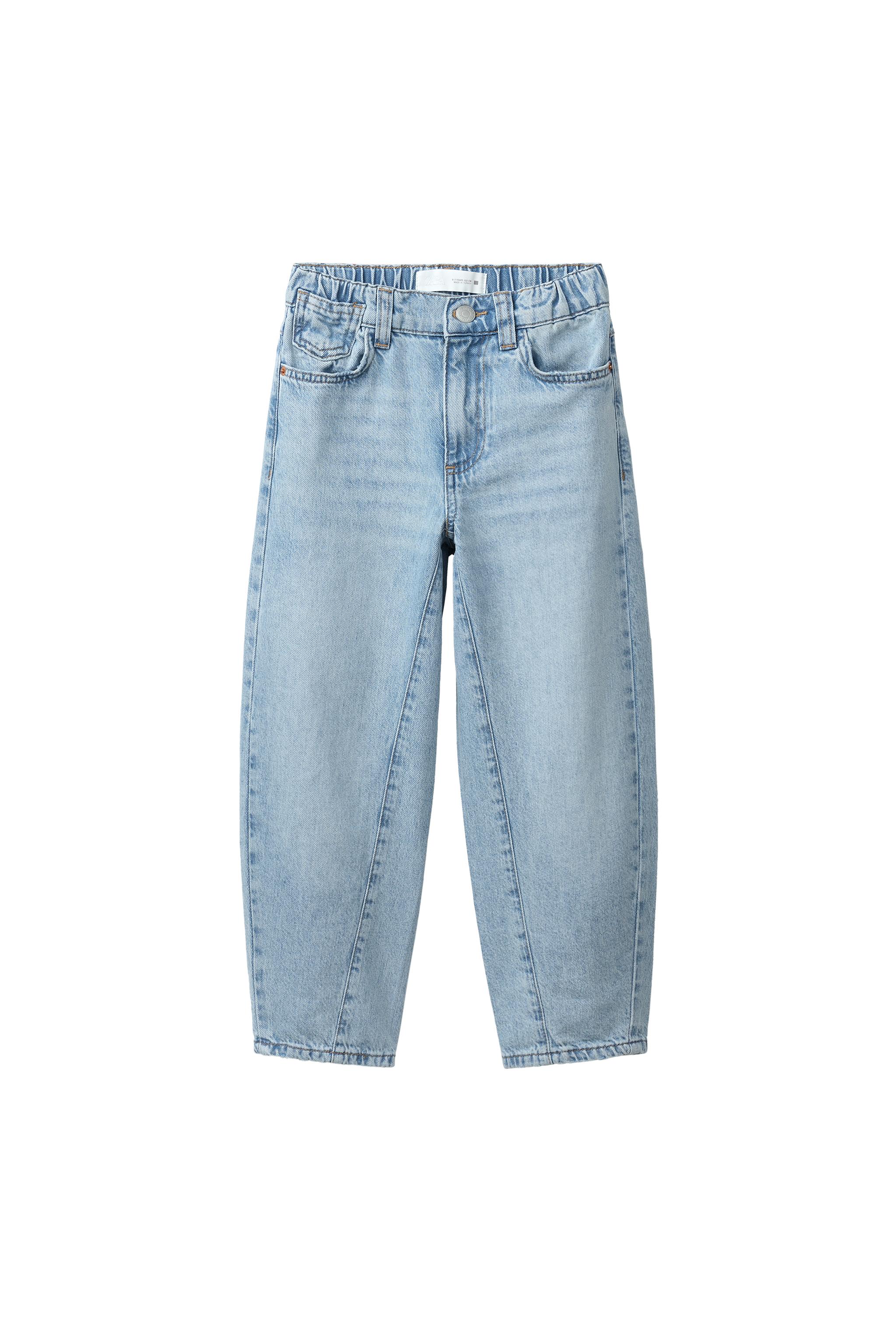 バレルフィットデニムパンツ - ミディアムブルー | ZARA Japan / 日本