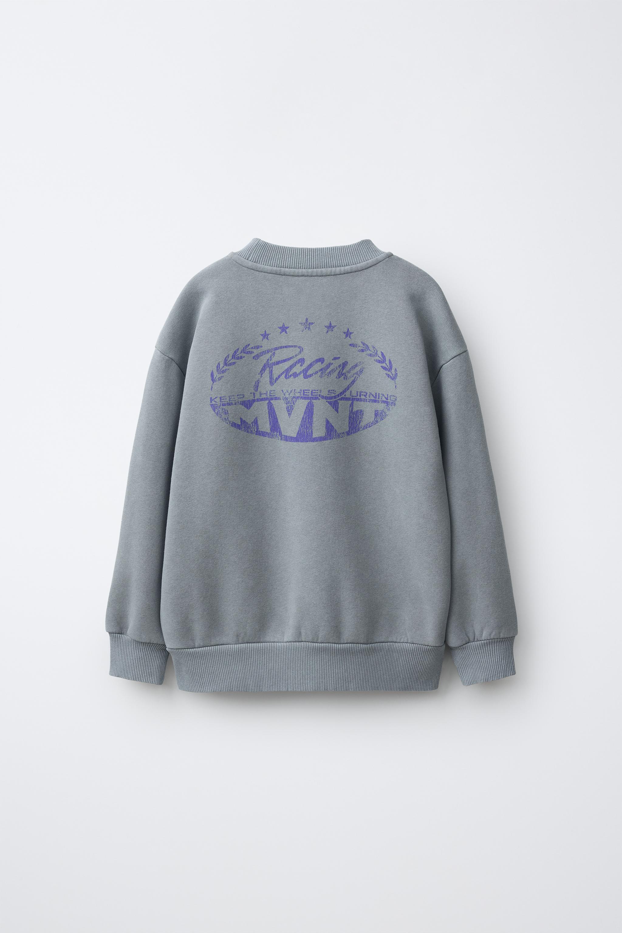 TEXT PRINT SWEATSHIRT