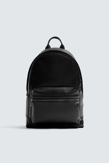 TEXTURED BACKPACK - Black by Zara - Image 0