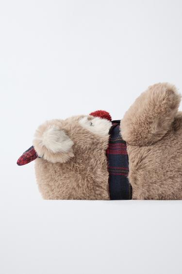 REINDEER SLIPPERS - Brown by Zara - Image 5