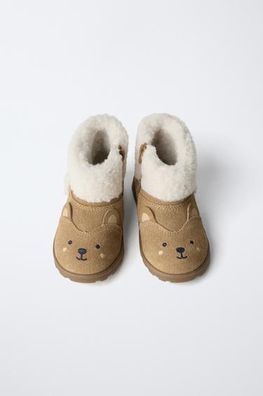 BAREFOOT LINED BOOTS - Brown by Zara - Image 4