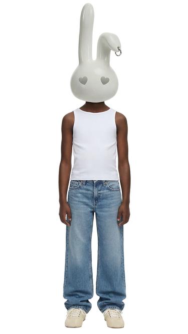 Zara 莫代爾纖維素色上衣 - 白色