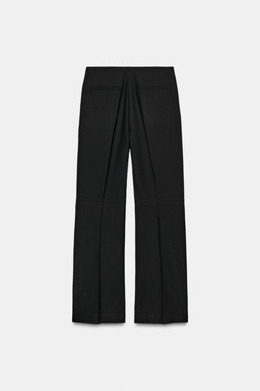 PANTALON MINIMALISTE AVEC LAINE ZW COLLECTION - Noir de Zara - Image 6