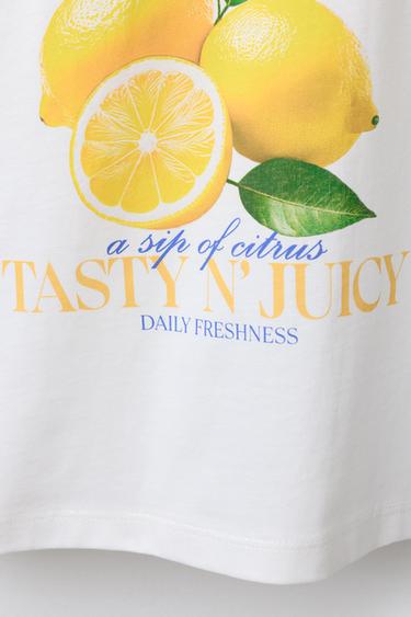 6-14 YEARS/ STRIPED LEMON PYJAMAS - Orange by Zara - Image 5