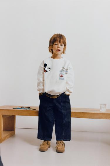 MICKEY MOUSE © DISNEY POCKET SWEATSHIRT - Ecru by Zara