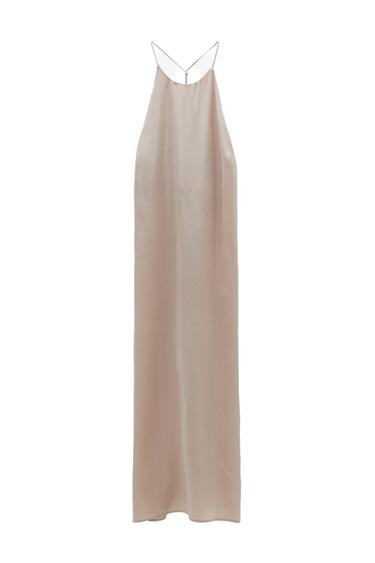 MIDI DRESS WITH FRONT KNOT