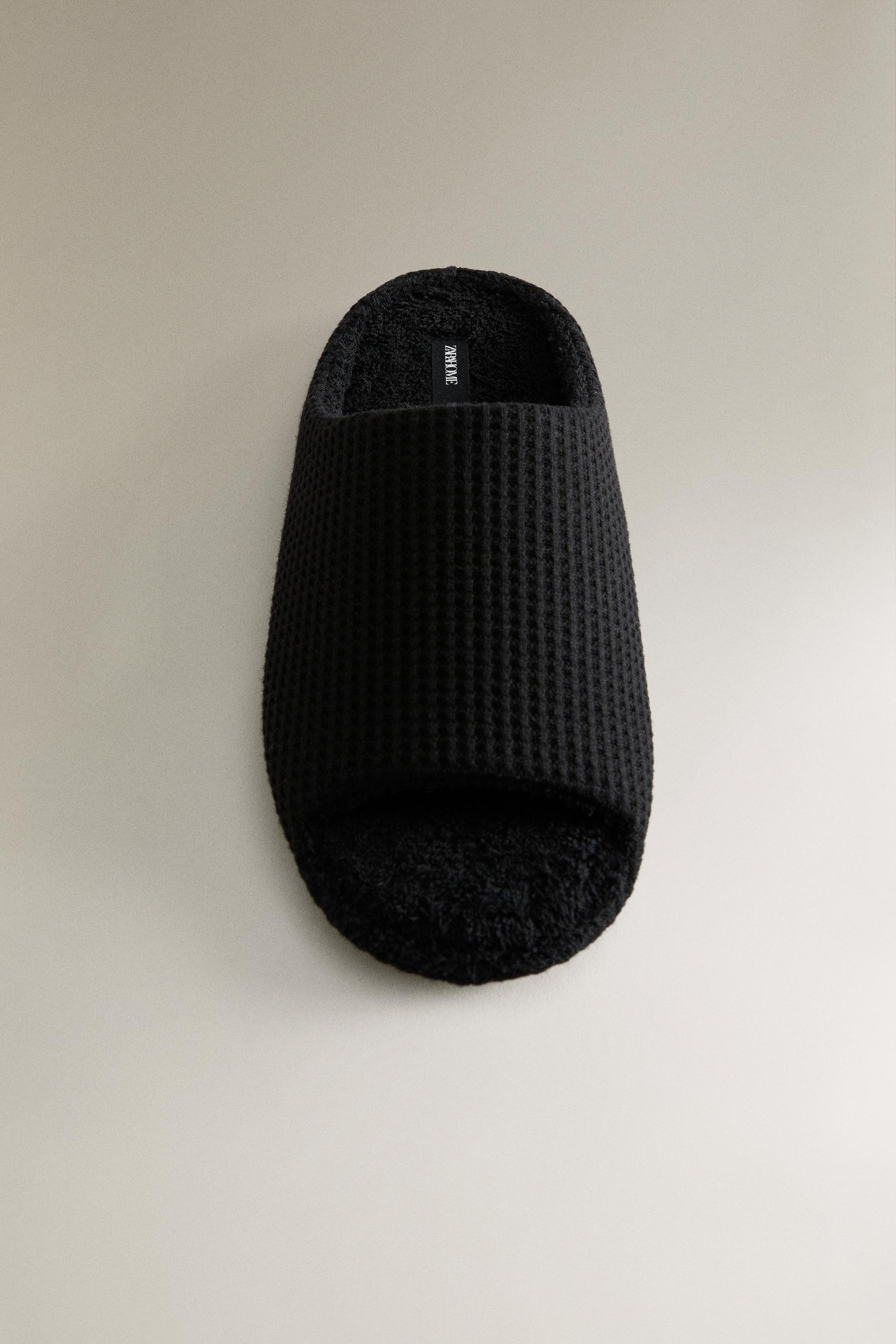 OPEN TERRY BATHROOM SLIPPERS