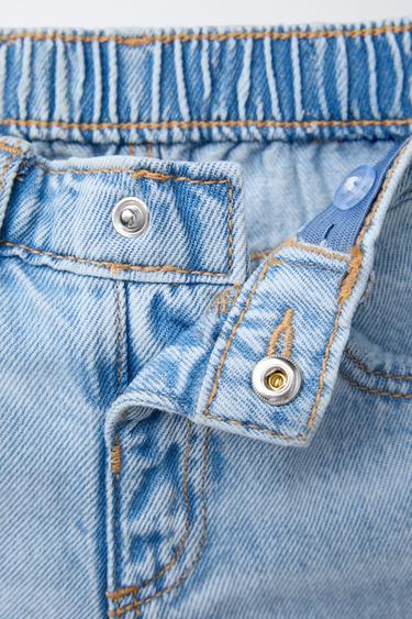 MOM FIT BERMUDA SHORTS - Light blue by Zara - Image 2