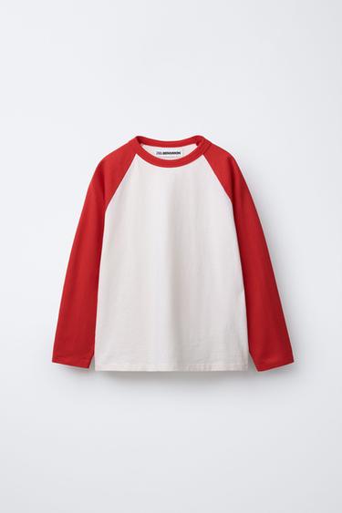 BENSIMON ® X ZARA RAGLAN SLEEVE T-SHIRT - Red by Zara
