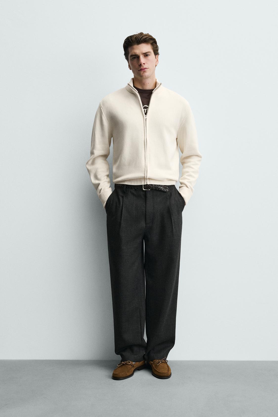 КАРДИГАН НА МОЛНИИ ОТ ZARA