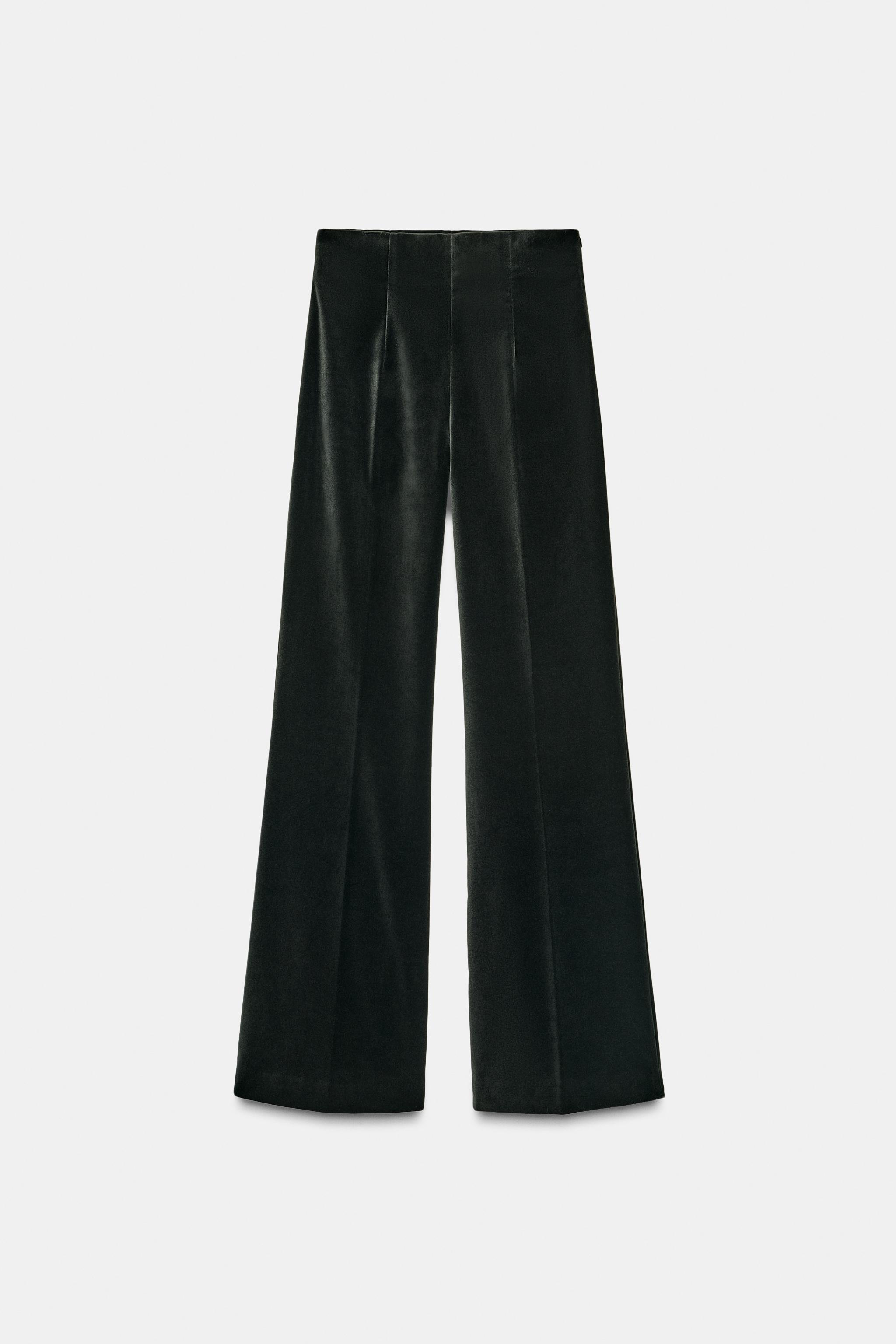 FLARE VELVET PANTS ZW COLLECTION