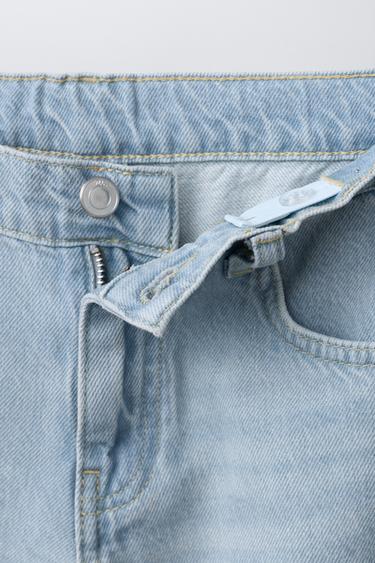 JEAN WIDE LEG ÉTOILES - Bleu clair de Zara - Image 2