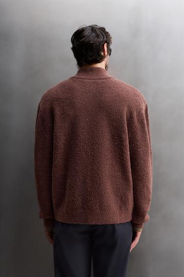 PULL BIMATIÈRE À COL ZIPPÉ - Tuile de Zara - Image 2