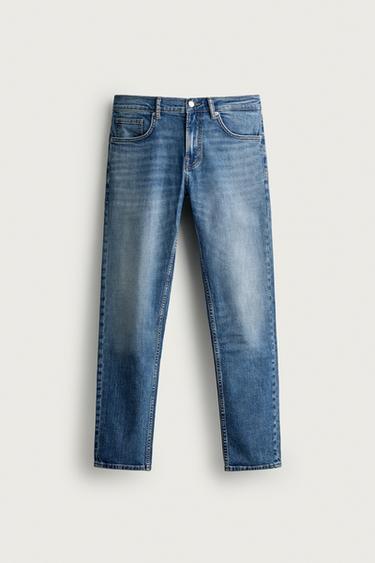JEANS SLIM FIT BÁSICO - Azul de Zara