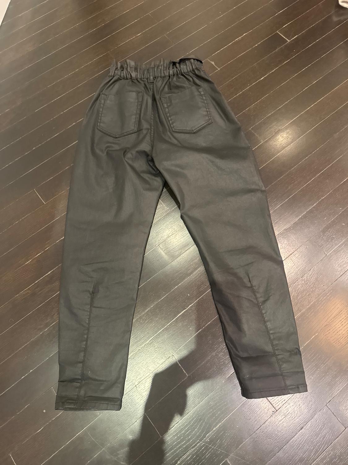 WAXED FINISH BAGGY PANTS - Image 3
