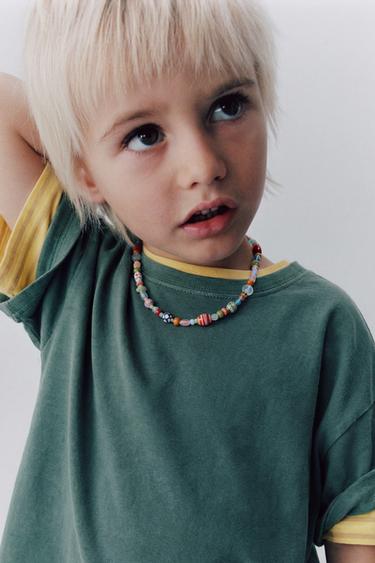 BASIC T-SHIRT - Green by Zara