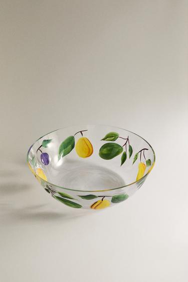 SALADIER VERRE FRUITS - Divers de Zara