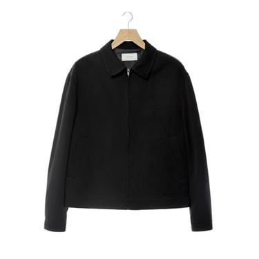 テクスチャードジップアップジャケットブラックZaraのテクスチャードジップアップジャケット - ブラック