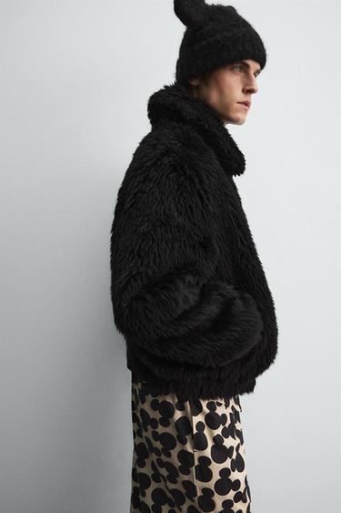 VESTE EFFET FOURRURE HARRY LAMBERT FOR ZARA X DISNEY - Noir de Zara - Image 4