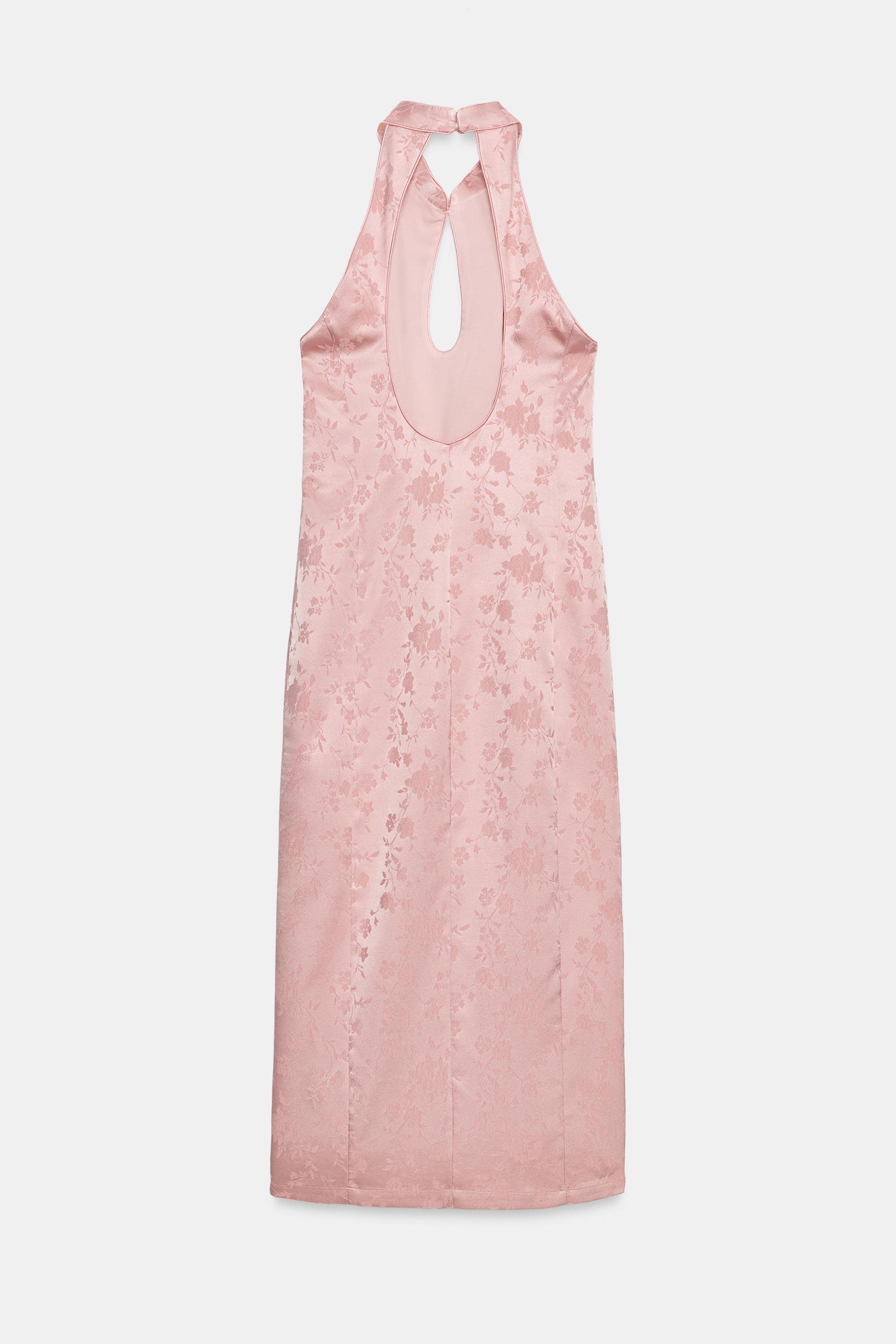 Женские платья Zara JACQUARD MIDI DRESS — фото 6