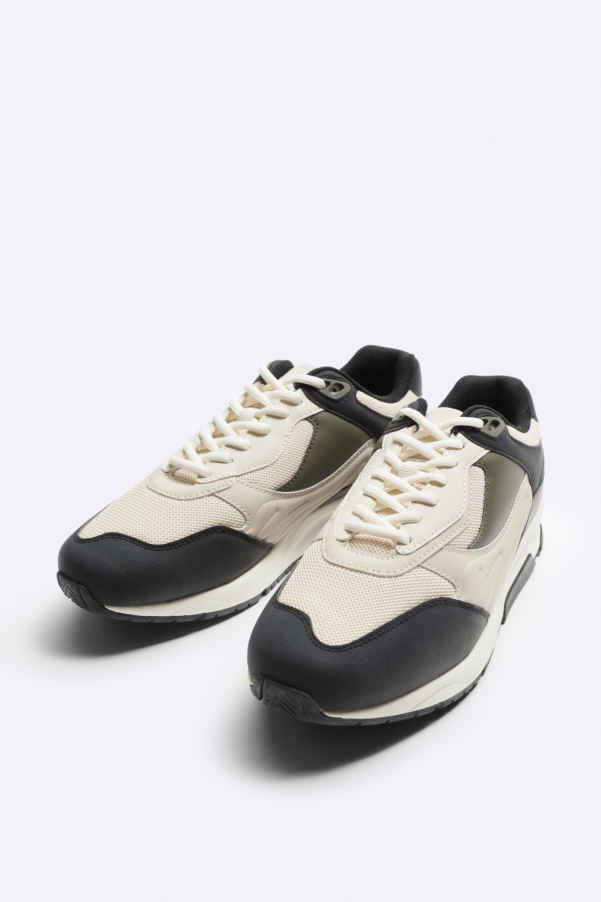 ZARA プラットフォームソール ランニング スニーカー 37 - 靴