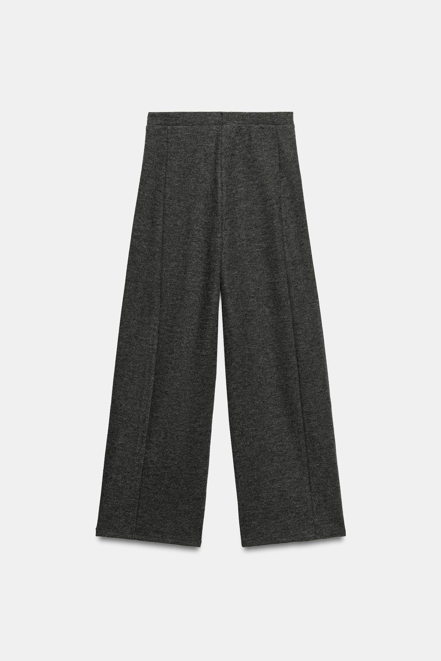 Женские брюки Zara Soft Volume, цвет: Антрацитовый серый — фото 6