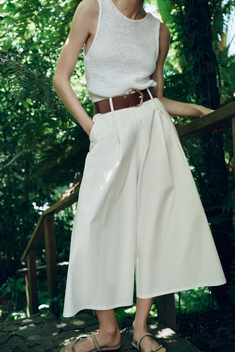 CULOTTES WITH BELT