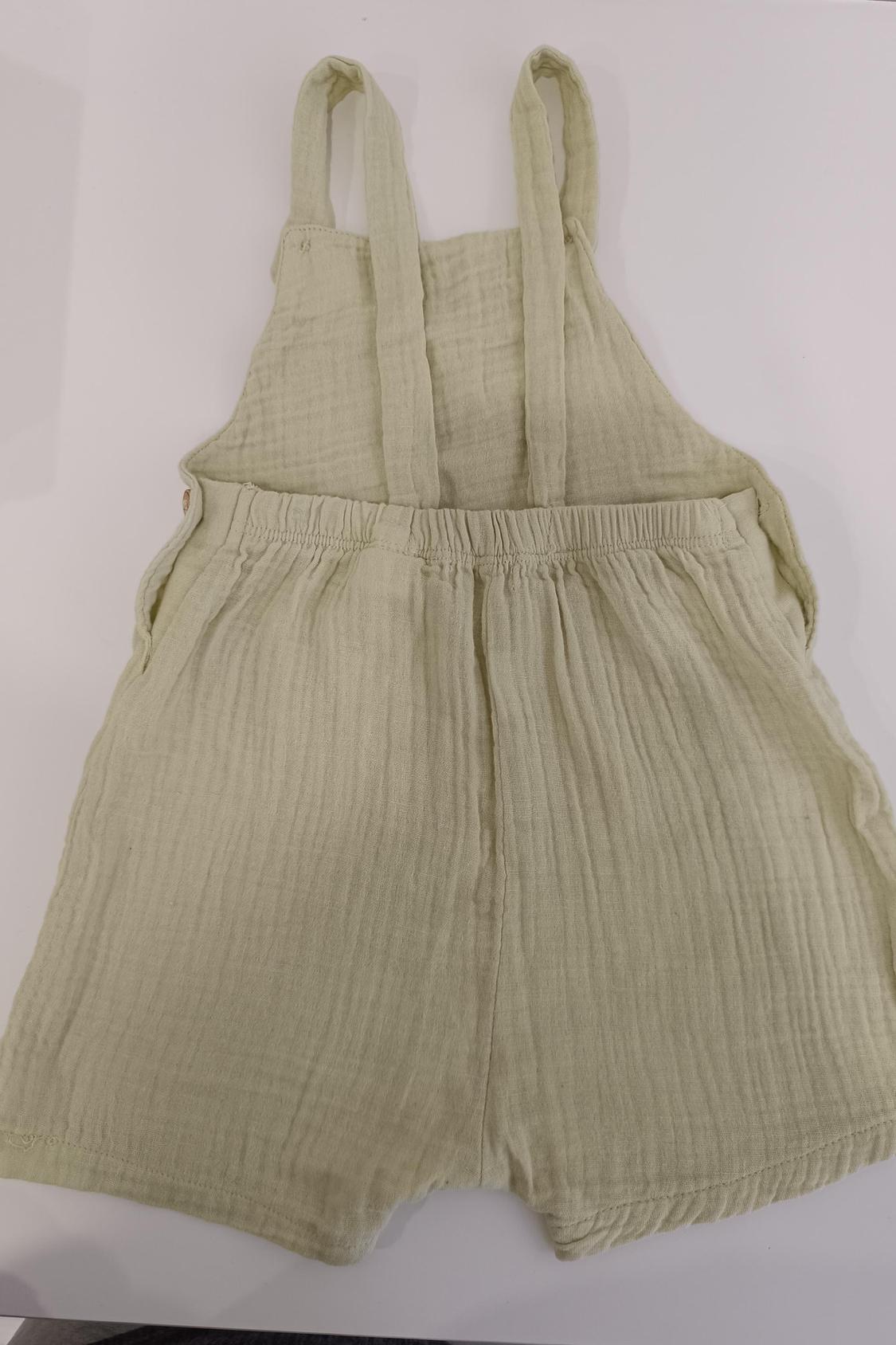 CREPE SHORT DUNGAREES - Image 4