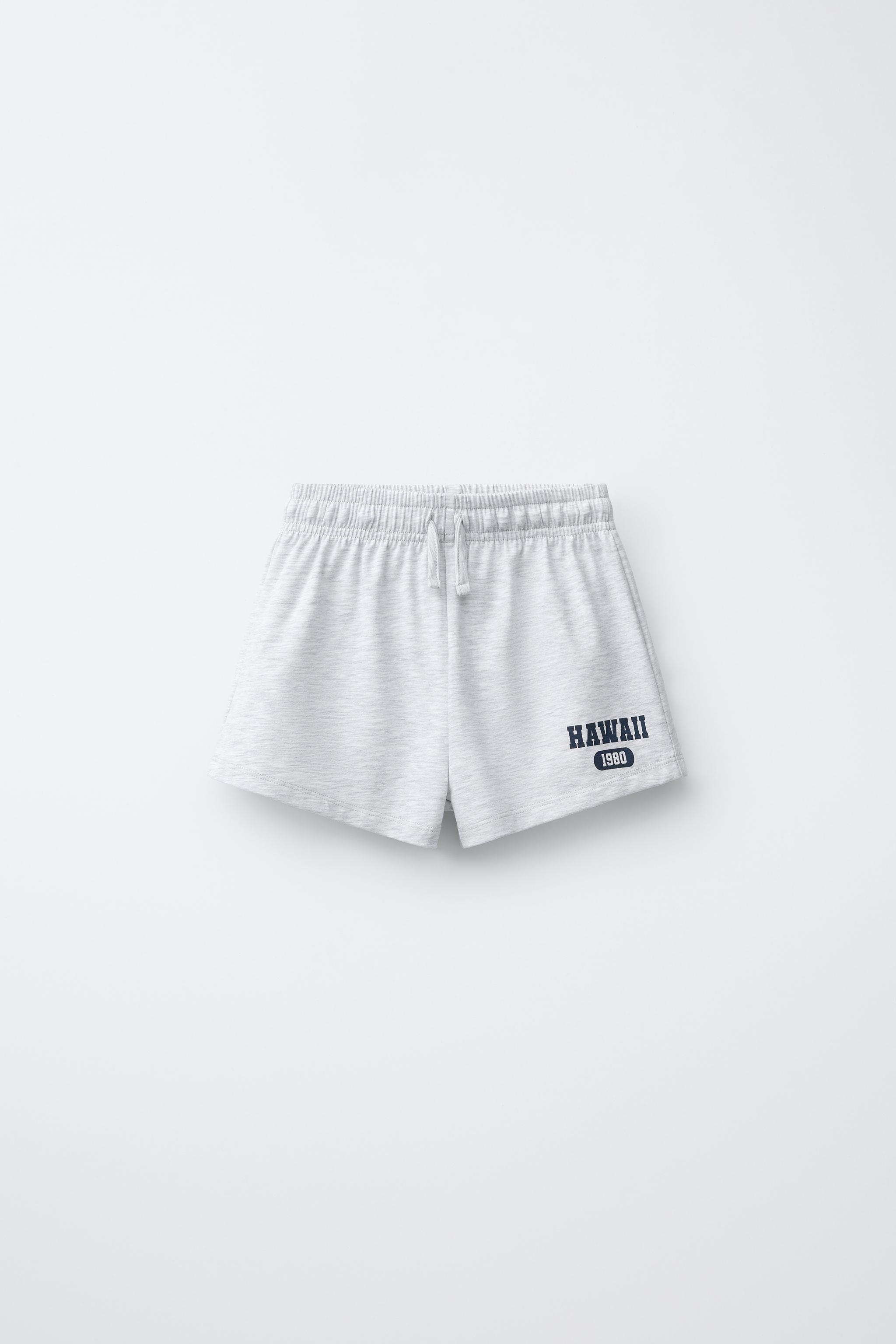 HEAVY WEIGHT SHORTS — Gray marl