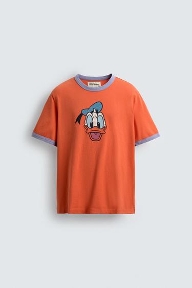 ÁO PHÔNG VỊT DONALD HARRY LAMBERT FOR ZARA X DISNEY - Màu đỏ từ Zara