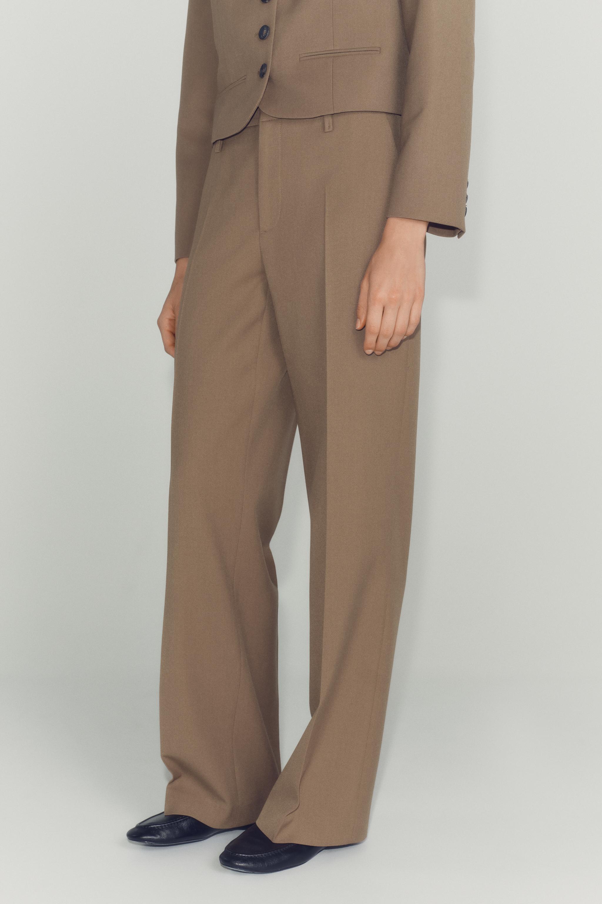 Zara ZW COLLECTION BELİ OTURAN DÜĞMELİ BLAZER görsel 6