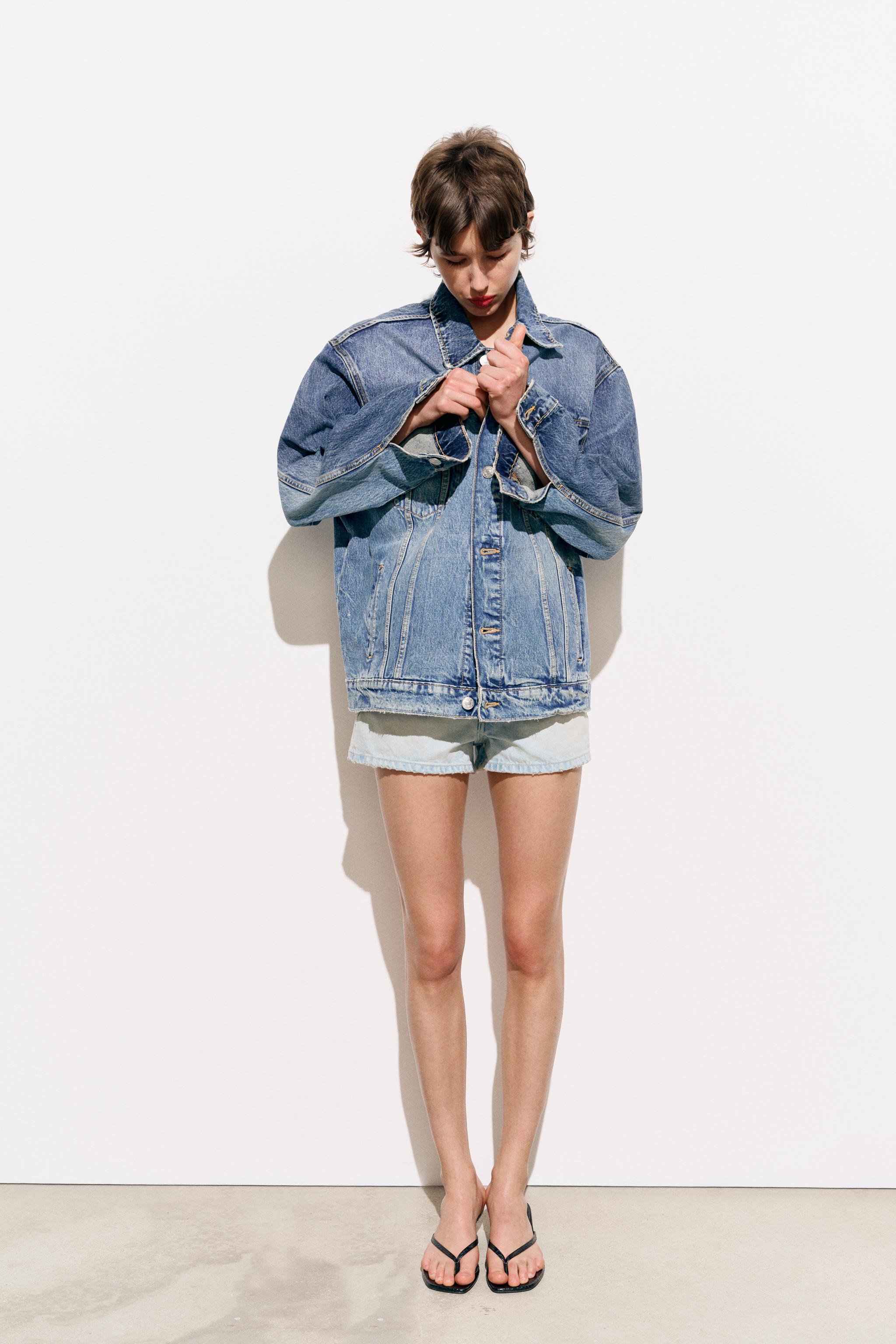 TRF OVERSIZED DENIM JACKET