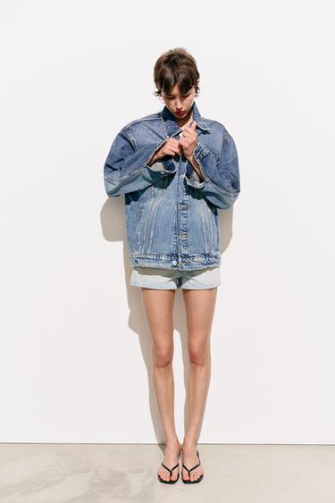 ДЖИНСОВАЯ КУРТКА TRF ОВЕРСАЙЗ — Единственный от Zara — изображение 0