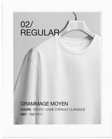 CAMISETA MEDIUM WEIGHT BÁSICA - Blanco de Zara