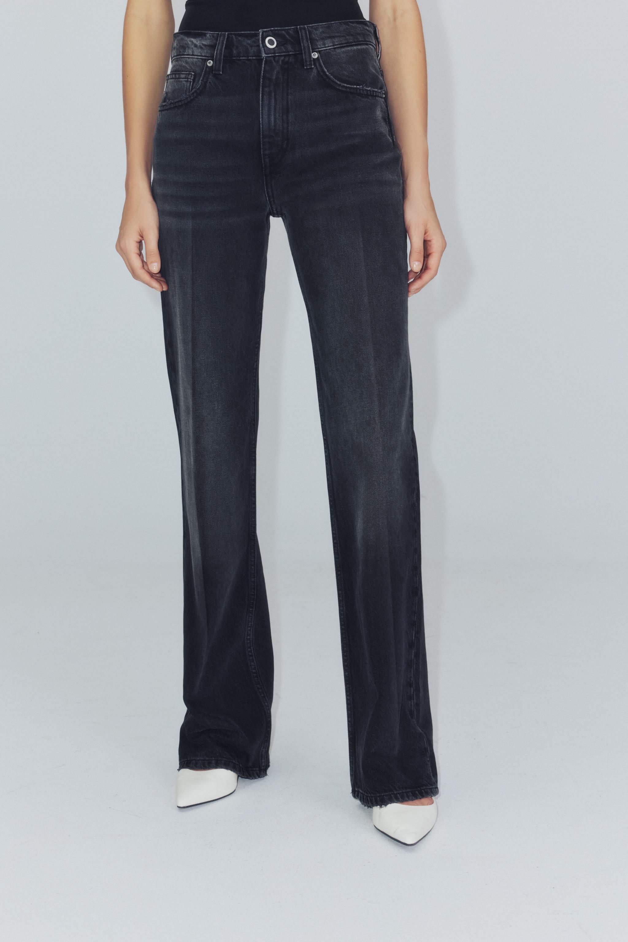 ZW COLLECTION MID-RISE FLARE FIT JEANS