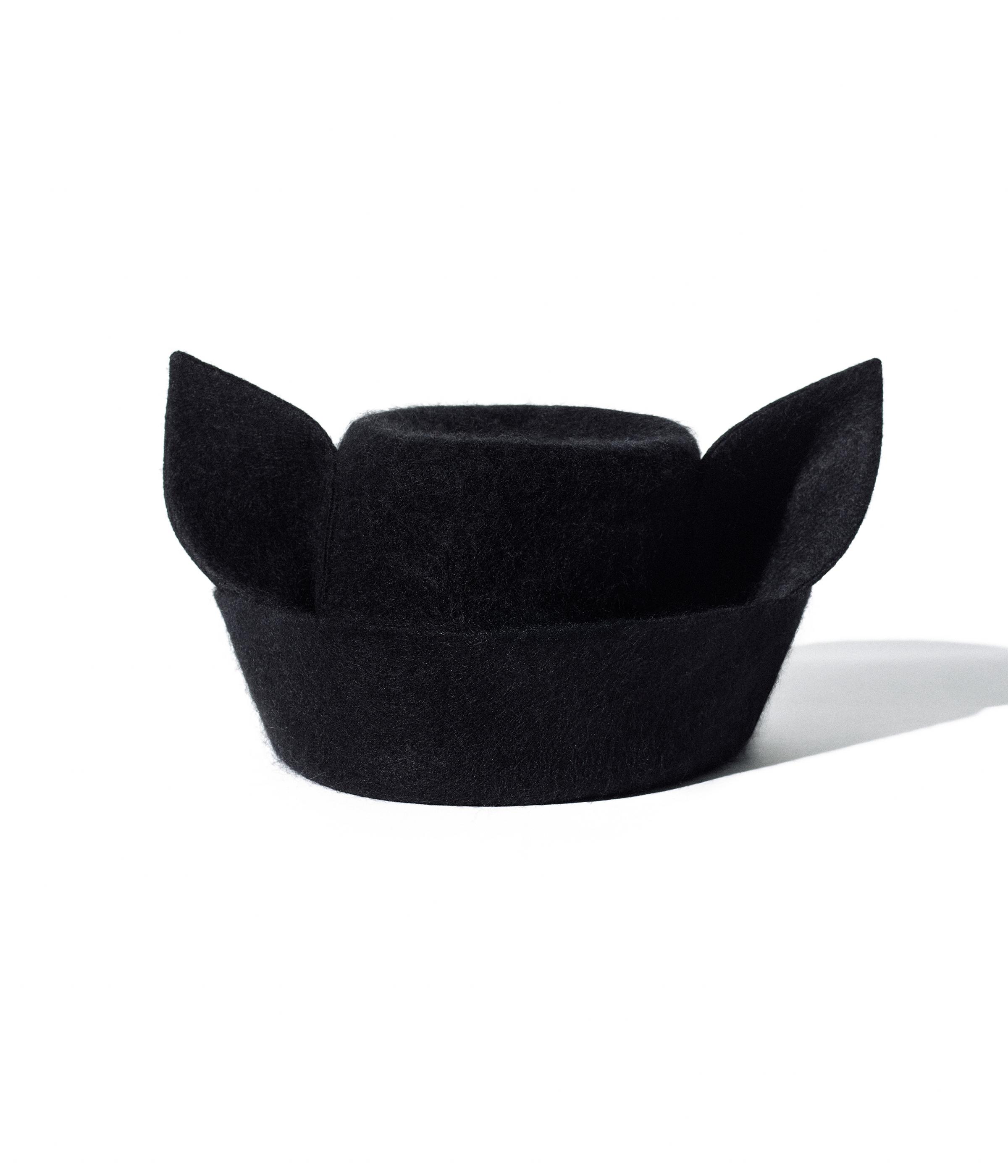 philip treacy レザーハット PHILIP TREACY CAT HAT - Black | ZARA United States