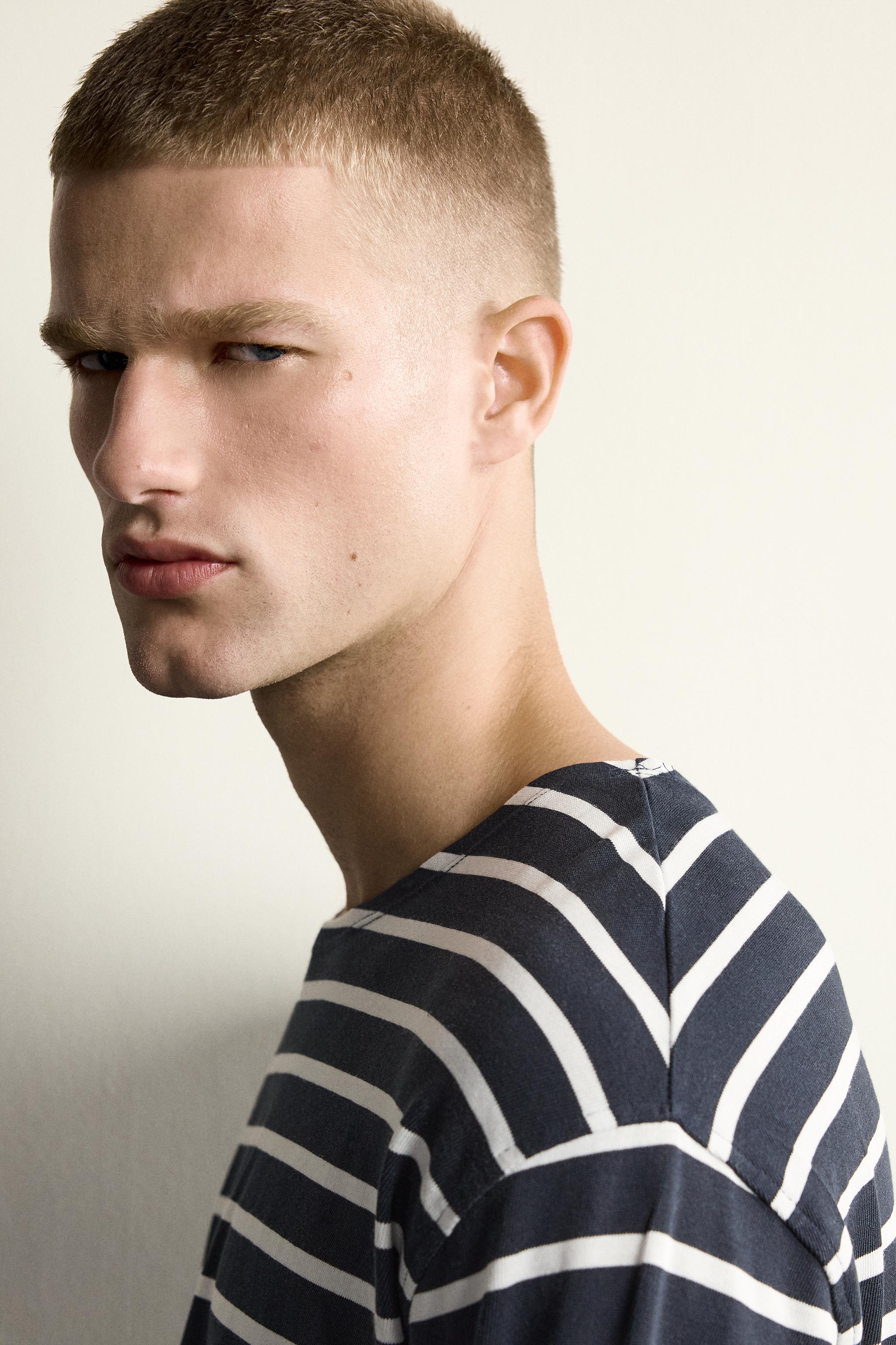 STRIPED JACQUARD T-SHIRT AARON LEVINE X ZARA
