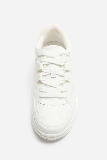 RETRO STYLE TRAINERS - White by Zara - Image 2