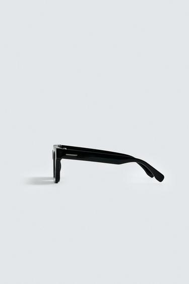 RECTANGULAR SUNGLASSES - Black by Zara - Image 1
