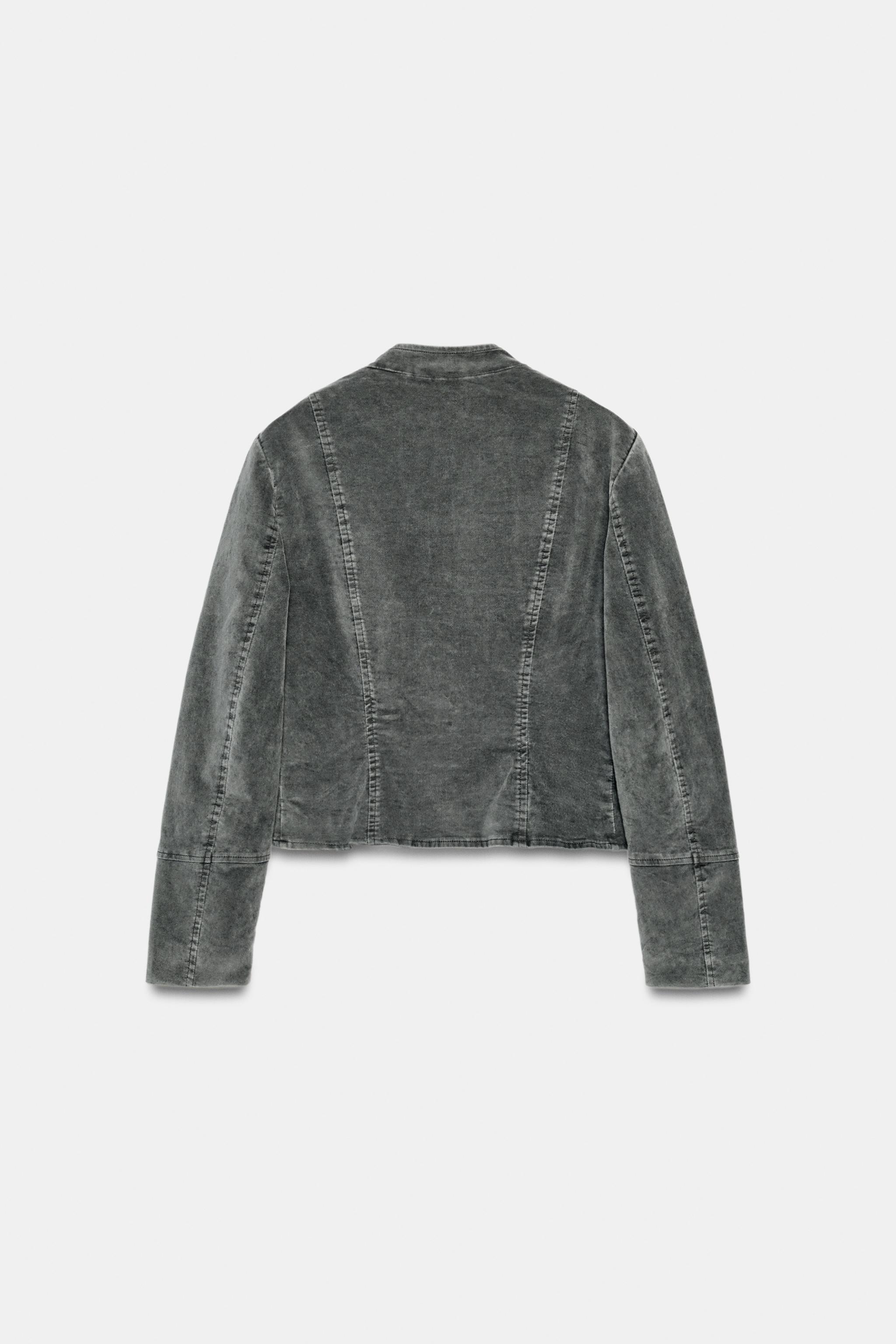FITTED VELVET JACKET