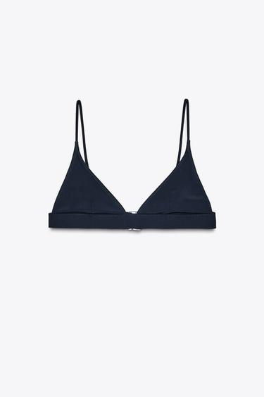 TRIANGEL-BIKINITOP - Blau von Zara