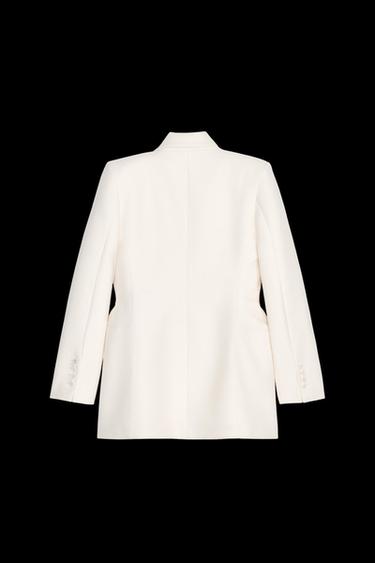 DOPPELREIHIGER BLAZER MIT SCHULTERPOLSTERN ZW COLLECTION - Hellbeige von Zara