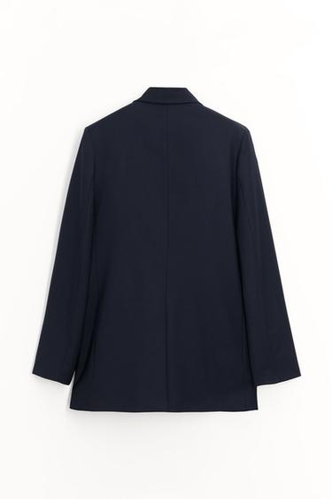ZW COLLECTION WOOL BLAZER - indigo vigore by Zara - Image 1