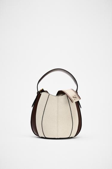 SACA PESPUNTES - Beige claro de Zara