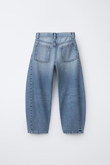 JEAN BARREL DÉCHIRÉ - Bleu clair de Zara - Image 1