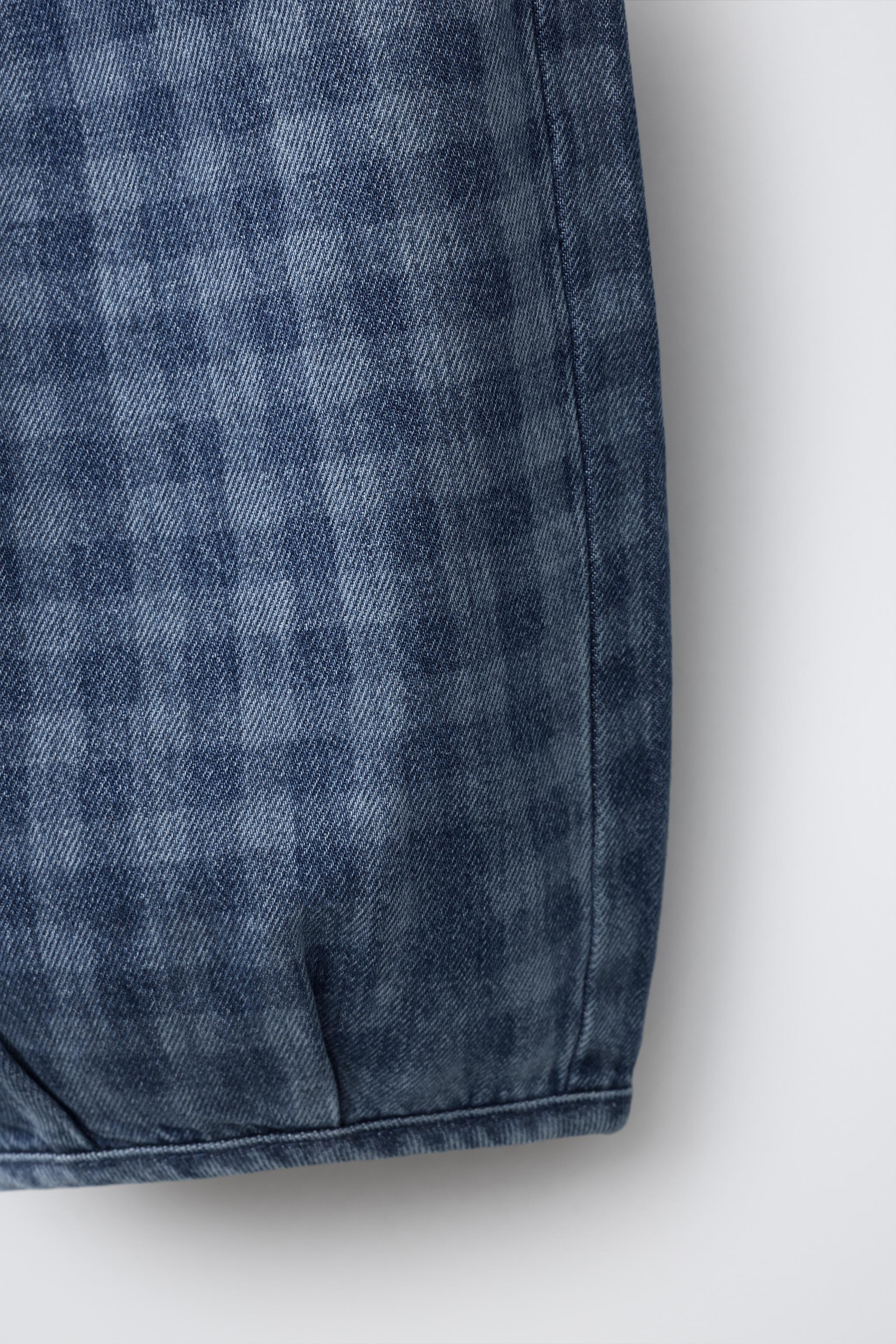 Детские джинсы Zara PLAID BALLOON-FIT JEANS — фото 5