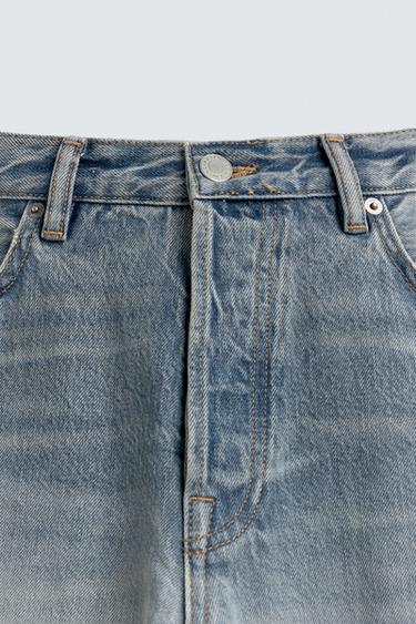 JEAN COUPE DROITE - Bleu / Acier de Zara - Image 8