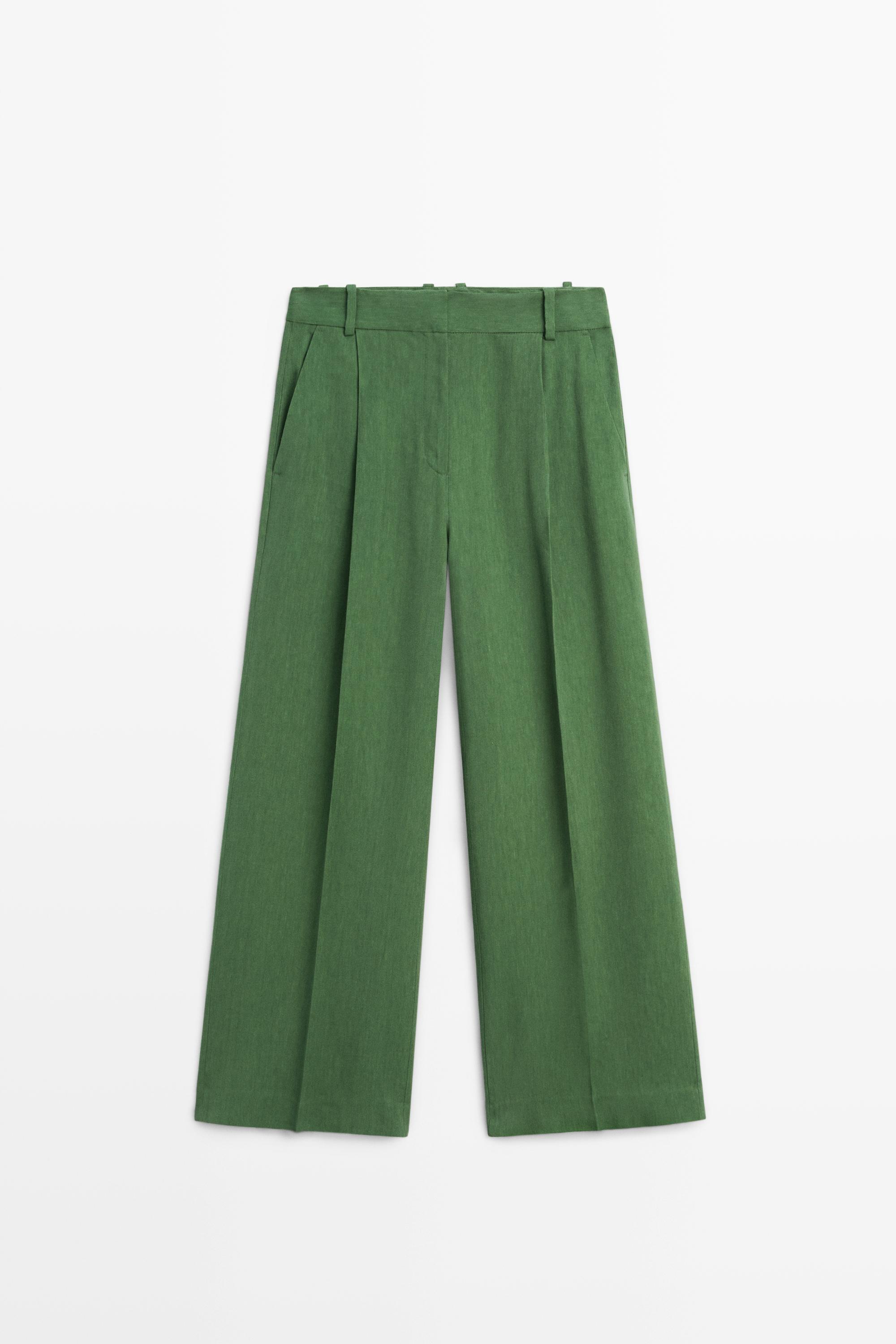 Flowing total look pants