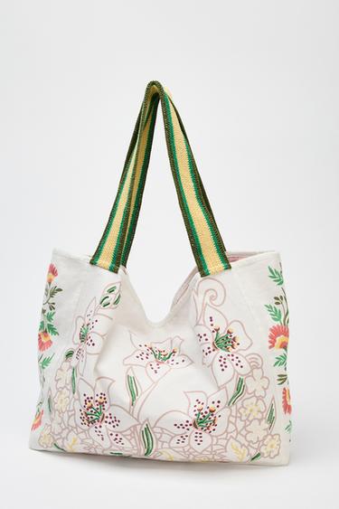 FANTASY FABRIC MAXI SHOPPER - Multicoloured by Zara - Image 3