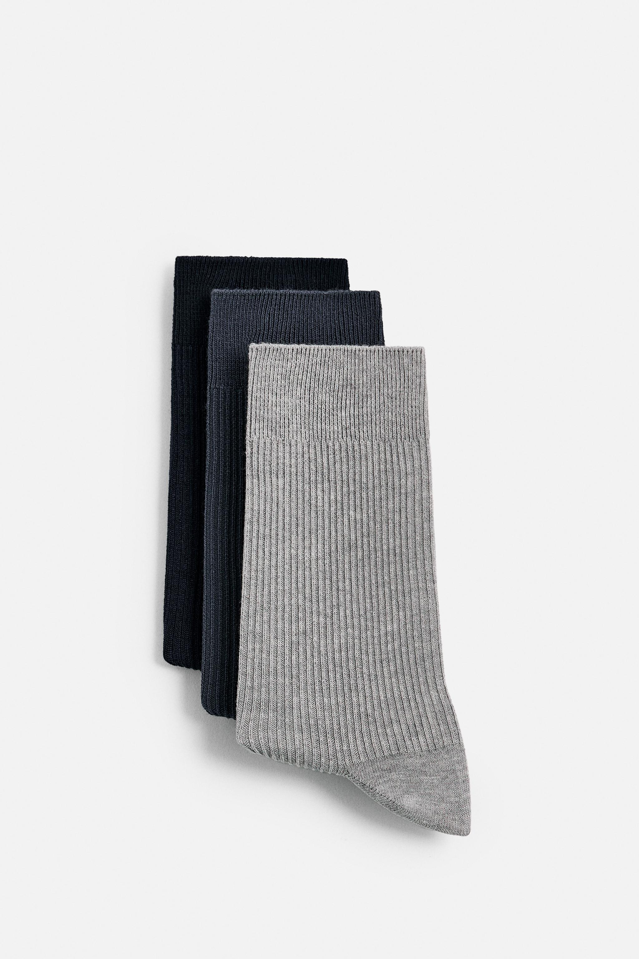 Lot De 3 Paires De Chaussettes Côtelées En Coton Majoritaire